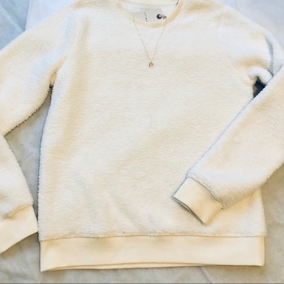 Lucky Brand Sherpa Crew Neck Sweatshirt - Picture 3 of 3